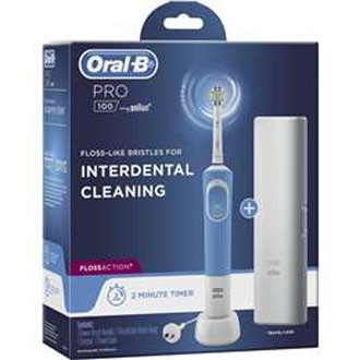 oral b pro 100 floss action