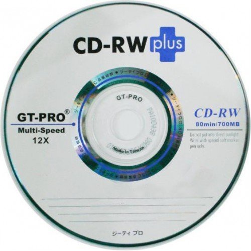 แผ่น CD-RW GT-PRO Plus GT PRO CD RW Plusเปล่า
