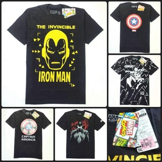 ลดล้างสต๊อก (3XL อก46") เสื้อ Marvel, กัปตันอเมริกา Captain America, Iron Man ไอร่อนแมน, Spider Man สินค้าลิขสิทธิ์