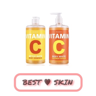 น้ำตบวิตามินซี + ครีมอาบน้ำ Beauty Buffet SCENTIO VITAMIN C