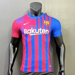 เสื้อบอลเกรดเพลเยอร์ Barcelon บาเซโลน่า เนื้อผ้าโพลีเอสเตอร์ เกรดนักเตะลงสนาม