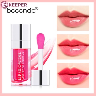 [FAST SHIP] Crystal Jelly Moisturizing Lip Oil Plumping Lip Gloss แต่งหน้าเซ็กซี่ Plump Lip Glow Oil Tinted Lip Plumper