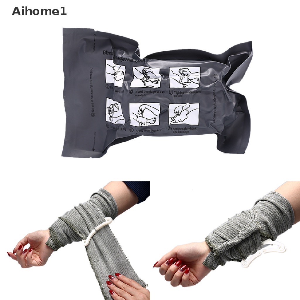 Aiho 1 ชิ้น Israeli Bandage Battle Dressing Medical Dressing Trauma Survive Bandage .