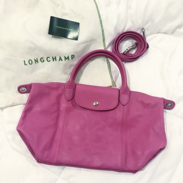 Used Longchamp Cuir หนังแกะ แท้ 💯 S