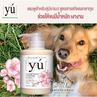 แชมพูสูตรสารสกัดซากุระ YU Cherry Blossom Shine Formula (400ML)