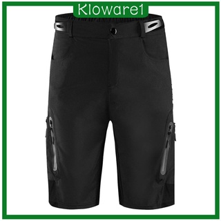 [KLOWARE1] Mens Bicycle Cycling Shorts Sports Reflective Casual Baggy Half Pants  M