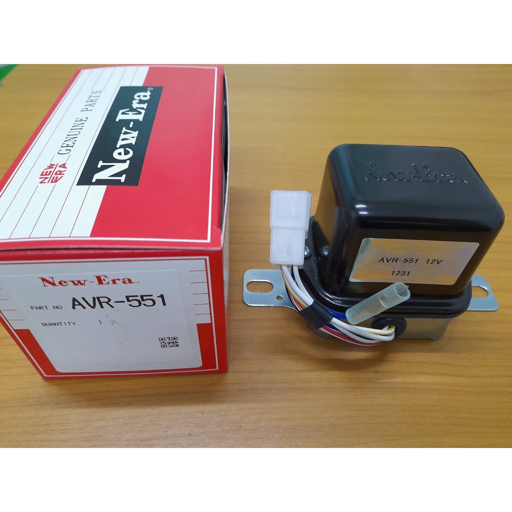 คัทเอาท์ ไฟชาร์ท ไดชาร์จ New-Era รุ่น AVR-551 ไฟ12V เป็นระบบทองขาว new era ญี่ปุ่นของแท้