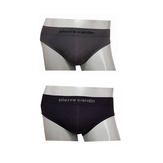 Pierre Cardin PC-338 กางเกงในSeamless 1ตัว microfiber 93% elastane 7% มี 3 สี ดำ เทา กรม