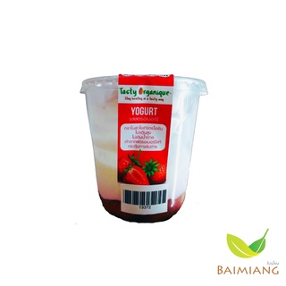 Tasty Organique Yogurt รสสตรอเบอร์รี่ 180 g. (13372)