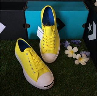 CONVERSE รุ่นJACK Purcell Play Bold ox Yellow.สีเหลือง