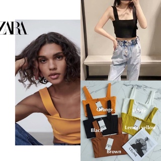 💫New💫(พร้อมส่ง) CROP ZARA เสื้อครอป ป้ายซาร่า