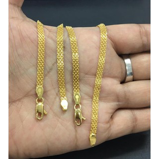 สร้อยข้อมือทอง18k  แบบแน่น