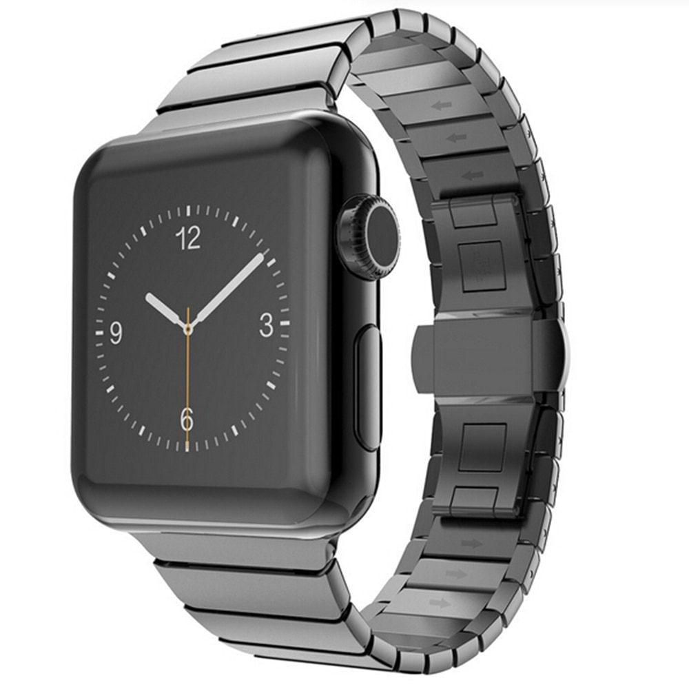Luxury Stainless Steel Buckle Metal Strap for Apple Watch band 38mm 42mm 40mm 44mm Strap for iwatch Series 5 4 3 2 1