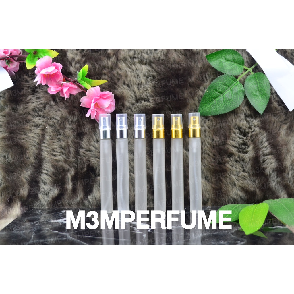 ขวดปากกาขุ่น ฝาสีเงิน/ฝาสีทอง 10ml (ขวดเเก้ว)