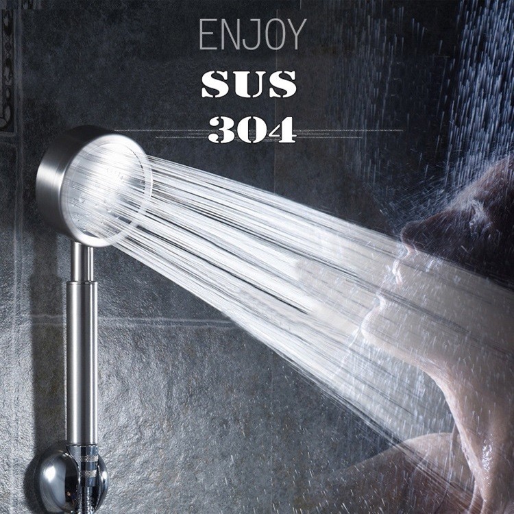 [ ครบชุด ] ฝักบัว ฝักบัวอาบน้ำ สแตนเลส304 น้ำแรง สะใจ อาบน้ำผ่อนคลาย มากกว่าเดิม