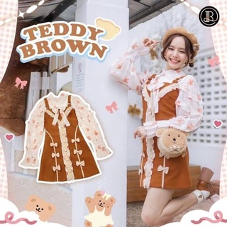 💎พร้อมส่ง💎BLT เดรสหมี Teddy brown collection