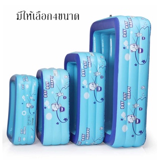 สระน้ำเป่าลม อ่างเล่นน้ำเป่าลม มีให้เลือก4ขนาด Baby Inflatable Swimming สินค้าพร้อมส่ง