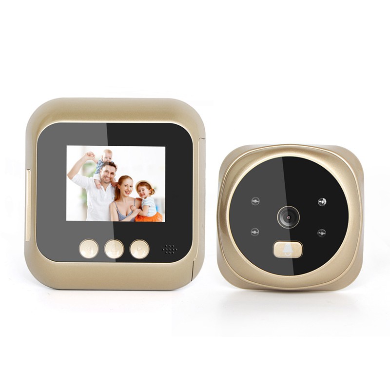 2.4-Inch High-Definition Screen Display Home Smart Video Doorbell ...