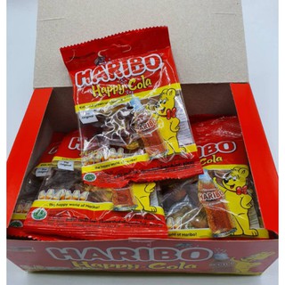16 ถุง เยลลี่หมี โคล่ารสเปรี้ยว เยลลี่โคล่า เยลลี่แบร์ haribo goldbear cola sour ขนมเยลลี่ กัมมี่ หอม อร่อย ขนมเด็ก