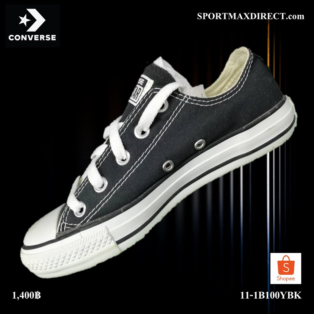 รองเท้า Converse รุ่น ALL STAR OX BLACK (11-1B100YBK)