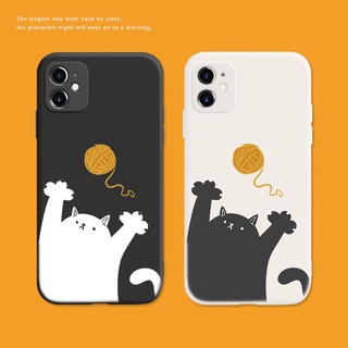 การ์ตูนแมวขาวดำ เคส Iphone 13 Pro Max เคสไอโฟน Iphone X XS XR Iphone 7Plus 8 Plus Iphone SE 2020 เคส Iphone 11 12 PRO MAX iPhone 11 Pro Max X Xr Xs Max 7 8 Plus Se 2020 12 pro max 12 mini 13 pro max 13 mini