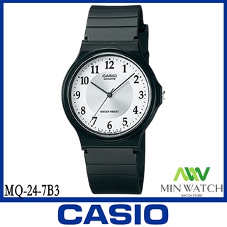 นาฬิกา รุ่น Casio ผู้ชายกับนักเรียน รุ่นMQ-24-7B3 ของแท้ กันน้ำ  สีดำ