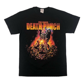 เสื้อยืด ลาย Five Finger Death Punch 2014 Australian Tour สําหรับผู้ชาย