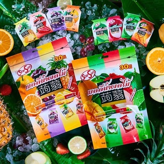 [1 ลัง 24 ซอง]Juicy Jelly เยลลี่รสผลไม้ ตรา สตาร์ซัน แบบลัง