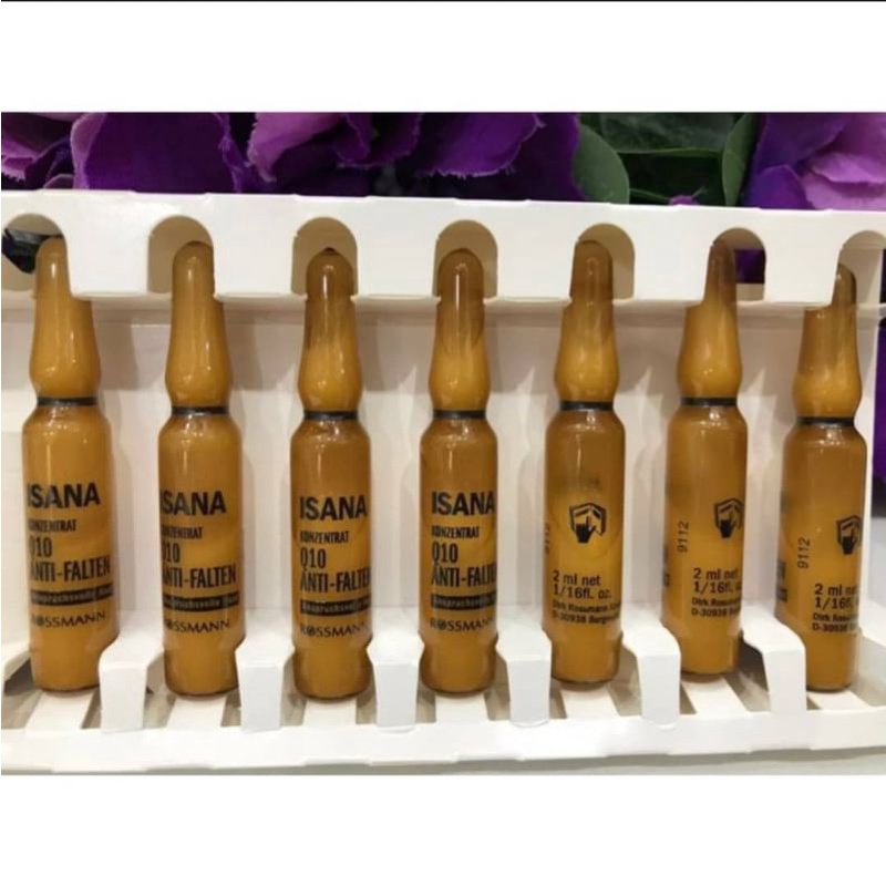 เซรั่ม Q10 สูตรเข้มข้น 🇩🇪ISANA Q10 Anti-Falten Konzentrat 🇩🇪 ทำให้ริ้วรอยดูจางลง ถนอมผิวพรรณให้ดูสดใ