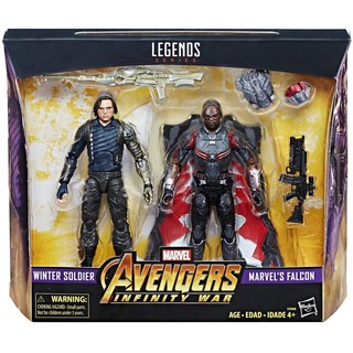 พร้อมส่ง Marvel Legends Falcon &amp; Winter Soldier มาร์เวล เลเจนด์ ฟอลค่อน &amp; วินเทอร์โวลเยอร์ กล่องไม่คม