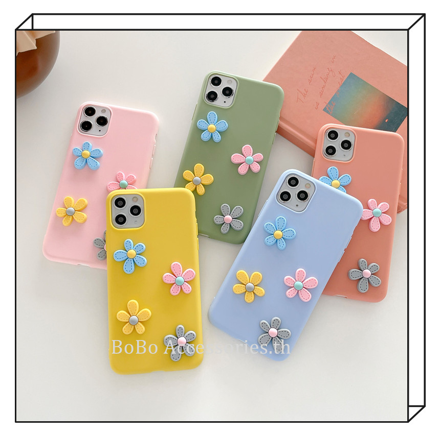 Huawei Y9 2019 Y7 Pro 2018 Y6S Y7A Y6P 2020 P30 Pro Nova 3i 5T Casing 3D Pretty Flowers Soft TPU Cover Case