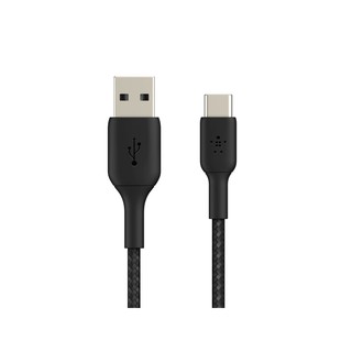 Belkin CAB002 สายชาร์จ USB-C to USB-A สายถักไนล่อนทนทานเพิ่มขึ้น 10 เท่า* รับกำลังไฟสูงสุด 60 วัตต์