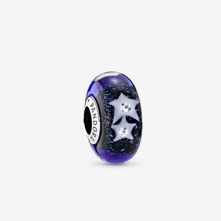 [พร้อมส่ง สินค้าแท้ 💯] Pandora Starry Night Sky Murano Glass Charm