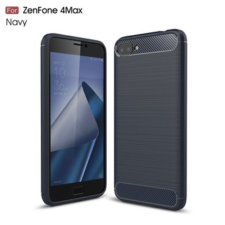 เคส Phone Case Asus ZenFone 4 Max ZC520KL 5.2 คาร์บอนไฟเบอร์ เคสอ่อนนุ่ม โทรศัพท์ กรณี