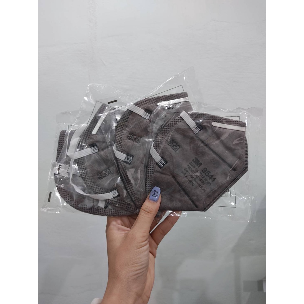 (1ชิ้น) N95 Mask 3M 9541 หน้ากากป้องกันเชื้อโรค ฝุ่นละอองและไอระเหยของสารเคมี