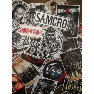 #Stickers #Sons Of Anarchy🔥สติ๊กเกอร์PVC Sons Of เคลือบด้านกันน้ำ💯กันรอยอย่างดี