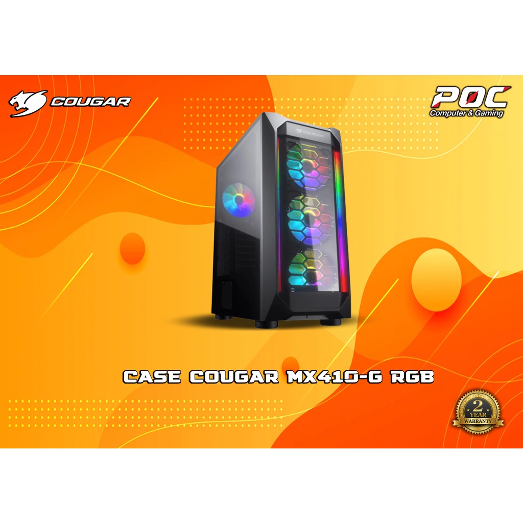 Cougar Computer Case ATX MX410-G RGB 4F