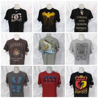 ตัวละ 100 บาท เสื้อยืดมือสองUSA Size L (43-46) ชุดที่ 1