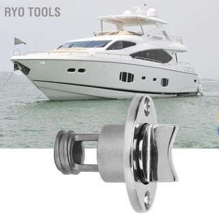 Ryo Tools Oval Shaped Drain Plug Boat Yacht 316 Stainless Steel Rust-Resistant 1in