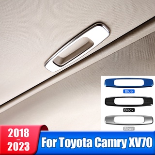 กรอบครอบปุ่มสวิตช์ซันรูฟรถยนต์ สําหรับ Toyota Camry 70 XV70 2018 2019 2020 2021 2022 2023