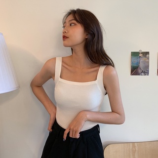 Xiaozhainv Sling square neck vest