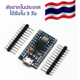 เมกะเฮิร์ตซ์โมดูล Arduino Pro Micro ATmega32U4 5V/16MHz Mini MCU Leonardo