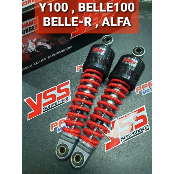 โช้คหลัง YSS Y100 BELLE100 BELLE-R ALFA คู่เดียวราคาส่ง RS168-255-03-Z8