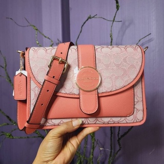 COACH LONNIE CROSSBODY C8307 IN SIGNATURE JACQUARD