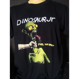 เสื้อยืดแฟชั่น เสื้อวงนำเข้า Dinosaur Jr Feel The Pain Alternative Rock Indie Nirvana Sonic Youth Style Vintage T-Shirt