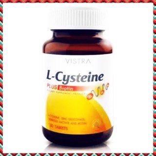 Vistra L-Cysteine Plus Biotin 30 Tablets