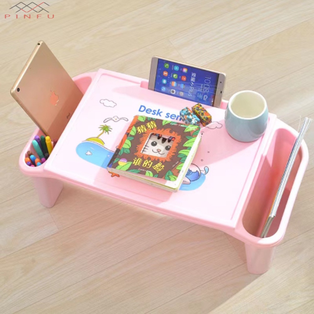 PINFU_SHOP โต๊ะญี่ปุ่น โต๊ะอ่านหนังสือสำหรับเด็ก  พลาสติก (สุ่มลาย) รูปที่ 5