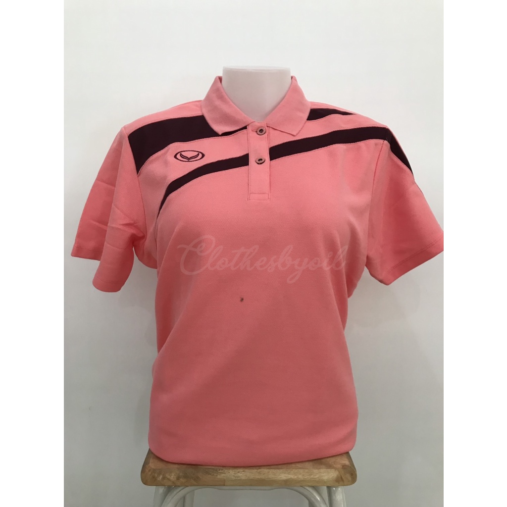 GRAND SPORT เสื้อโปโลทรงหญิง คอปก รุ่น 012-661 กรม/ฟ้า/ม่วงมังคุด