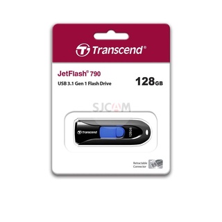 Transcend USB 3.1 Gen 1 Flash drive 128GB : USB Type-A : รับประกัน 5 ปี -มีใบกำกับภาษี-TS128GJF790K