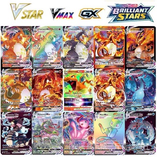 การ์ดโฮโลแกรม ลายโปเกม่อน Vstar Vmax GX Charizard เวอร์ชั่นภาษาอังกฤษ DIY สําหรับเด็ก 2023 EIPD Y8IC